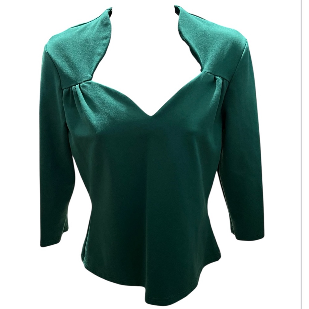 Voodoo Vixen Green Blouse - Picture 3 of 8